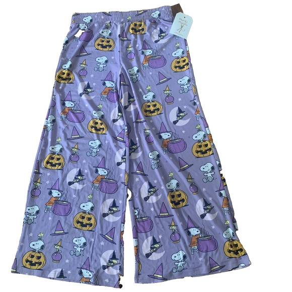 munki munki Other - NWT MUNKI MUNKI WOMEN'S PERFECT PAJAMAS PEANUTS PURPLE HALLOWWEN PANTS MEDIUM
